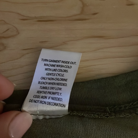 Hybrid green camouflage cuffed sleeves tee - Picture 4 of 5